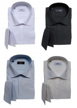 Umschlagmanschetten Herren Hemd Modern Fit