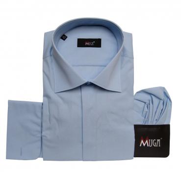 Umschlagmanschetten Herren Hemd Modern Fit