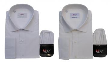 Comfort Fit Herren Hemd mit Einstecktuch