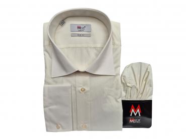 Herren extra lang arm Hemd Slim-fit Schlanke Größen