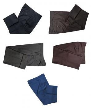 Herren Hose Flat Front Anzughose Modern Fit