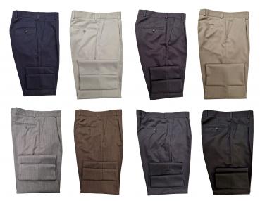 Herren Hose Anzughose mit Bundfalte