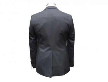 Elegante Herren Anzug Anthrazit Webstruktur