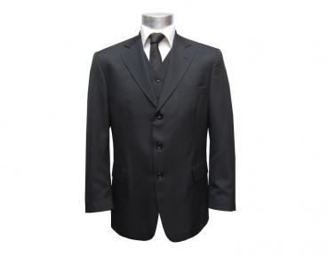Herrenanzug Schwarz mit Weste Sonderangebot