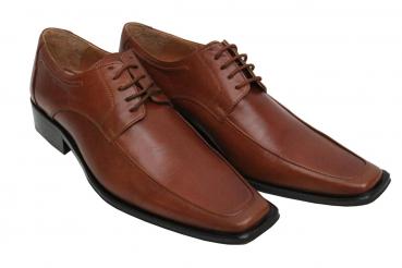 Echt leder Herrenschuhe Cognac