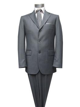 3-Knopf Herren Anzug Grau