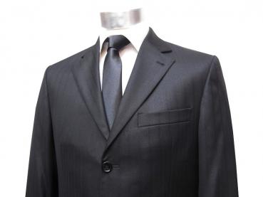 Streifen Herren Anzug 2 teilig Modern Fit