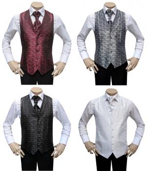 Herren Hochzeitsweste 3 teilig