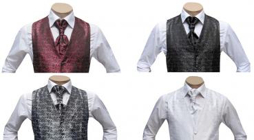 Herren Hochzeitsweste 3 teilig