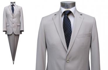 Slim-fit Herrenanzug 2-Schlitz Beige in Köln