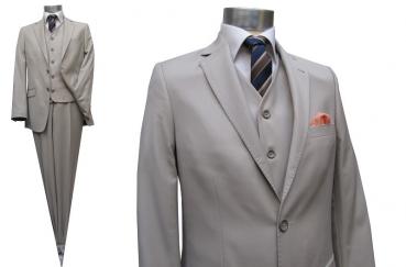 Herren Anzug 3-Teilig Beige