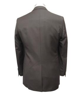 Herren Anzug mit Weste Braun Regular Fit