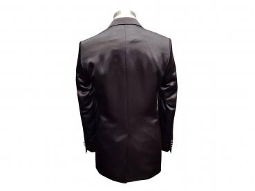 Glanz Hochzeitsanzug Herren Schwarz