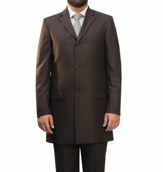 Longsakko Gehrock Herren Anzug Braun
