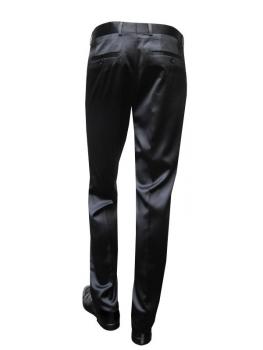 Glanz Herrenhose Schwarz Festlich Party Disco