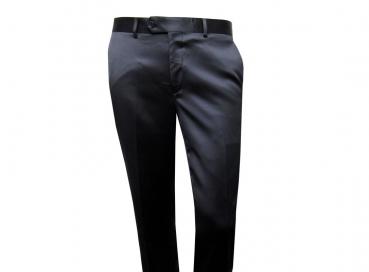 Glanz Herrenhose Schwarz Festlich Party Disco