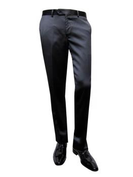 Glanz Herrenhose Schwarz Festlich Party Disco