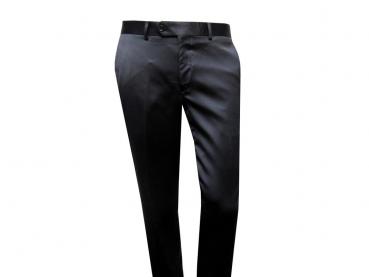 Glanz Herrenhose Schwarz Festlich Party Disco