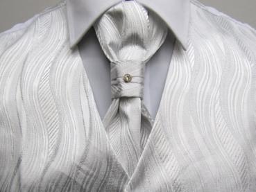 Plastron (Krawatte) mit Einstecktuch