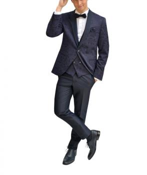 Festanzug Schalkragen Abendanzug Ausgefallen