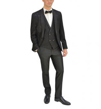 Festanzug Schalkragen Abendanzug Ausgefallen