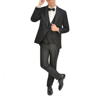 Festanzug Schalkragen Abendanzug Ausgefallen