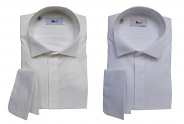 Smokinghemd Kläppchenkragen Herren Hemd