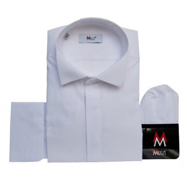 Smokinghemd Kläppchenkragen Herren Hemd