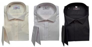 extra Langarm Umschlagmanschetten Galahemd