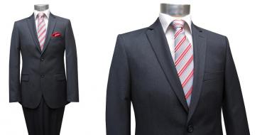 gestreifte Herren Anzug Modern