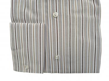 Streifen Herren Hemd Slim-fit Lang Arm