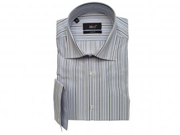 Streifen Herren Hemd Slim-fit Lang Arm