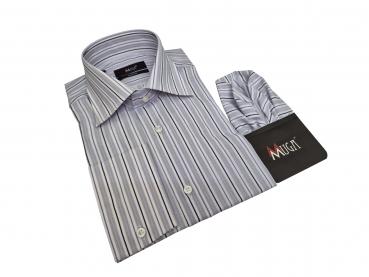 Streifen Herren Hemd Slim-fit Lang Arm