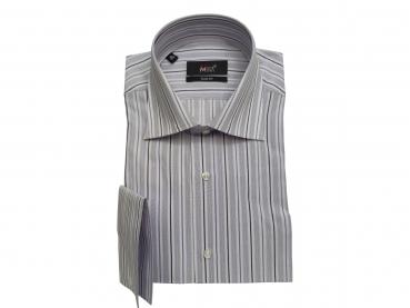 Streifen Herren Hemd Slim-fit Lang Arm