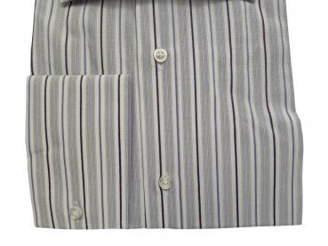 Streifen Herren Hemd Slim-fit Lang Arm