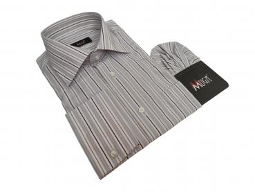 Streifen Herren Hemd Regular Lang Arm