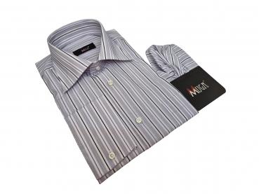 Streifen Herren Hemd Regular Lang Arm