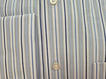 Streifen Herren Hemd Regular Lang Arm