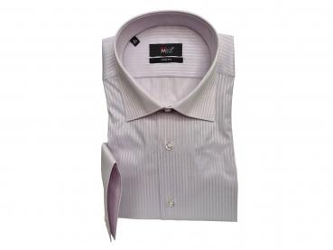 Slim-Fit Herrenhemd Schattenstreifen Lang Arm