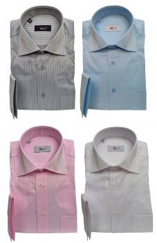 Strukturstreifen Herren Hemd Langarm