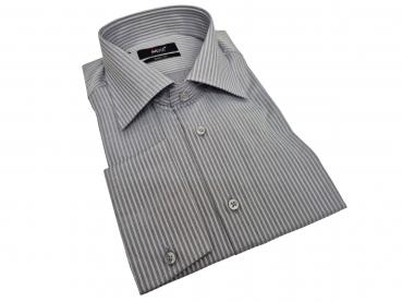 Schattenstreifen Herrenhemd Slim-fit