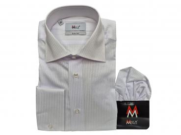 Schattenstreifen Herrenhemd Slim-fit