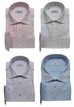 Uni Streifen Herren Hemd Langarm Regular