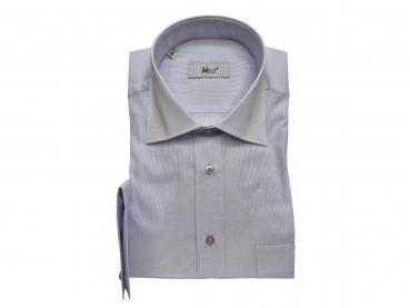 Uni Streifen Herren Hemd Langarm Regular