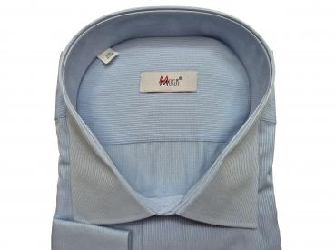 Uni Streifen Herren Hemd Langarm Regular