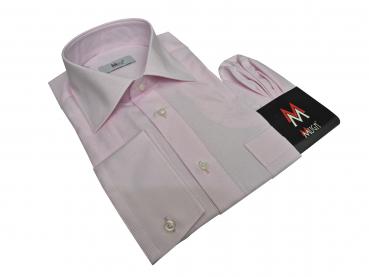 Uni Streifen Herren Hemd Langarm Regular