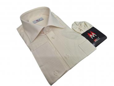 Extra langer Arm Herren Hemd Schattenstreifen Regular