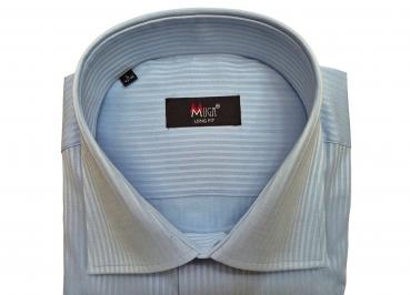 Extra langer Arm Herren Hemd Schattenstreifen Regular