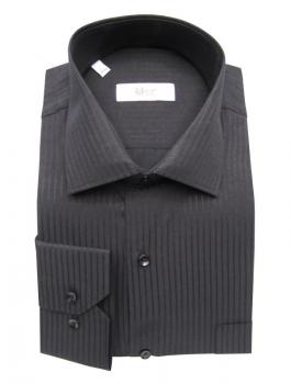 Elegante Herren Hemd Langarm Schattenstreifen