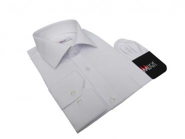 Elegante Herren Hemd Langarm Schattenstreifen